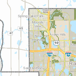 Ramsey County Gis Map Ramsey County Commissioner Districts